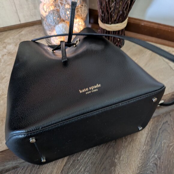 Kate Spade Large Eva Black Bucket Bag - Picture 6 of 8